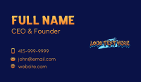 Creative Paint Wordmark Business Card Image Preview