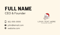 Christmas Santa Mascot Business Card Image Preview