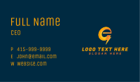 Electric Volt Letter E Business Card Image Preview