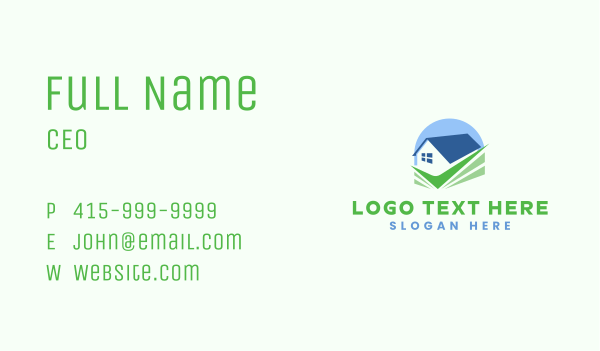 House Property Check Business Card Design Image Preview