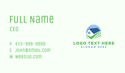 House Property Check Business Card Image Preview