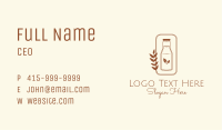 Natural Kombucha Bottle Business Card Image Preview