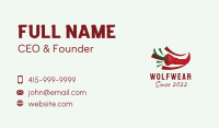 Spicy Pepper Punch Business Card Image Preview