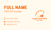 Fast Package Time Business Card Design