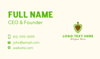 Garden Shield Shovel  Business Card Preview