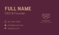 Law Firm C & A Monogram Business Card Image Preview