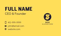 Yellow Letter B Business Card Image Preview