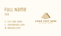 3D Pyramid Architecture Business Card Image Preview