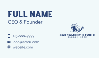 Pet Dog Skateboard Business Card Image Preview