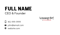 Generic Grunge Brush Business Card Image Preview