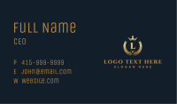 Luxury Ornament Crown Crest Business Card Image Preview