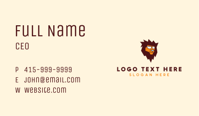Cool Lion Esport Business Card Image Preview