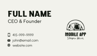 Campground Tent Arch Business Card Image Preview