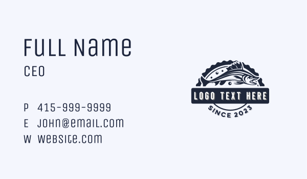 Marine Fishing Fishery Business Card Design Image Preview