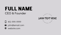 Urban Graffiti Streetwear Business Card Image Preview