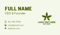 Organic Cannabis Laboratory  Business Card Image Preview