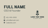 Formal Gentleman Grooming Business Card Preview