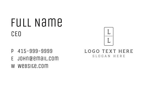 Beauty Apparel Letter  Business Card Design Image Preview