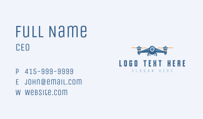 Arial Drone Copter Business Card Image Preview