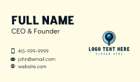 Paddle Ball Sport Business Card Design