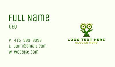 Digital Pixel Monster Business Card Image Preview