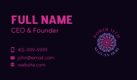 Organic Floral Mandala Business Card Image Preview
