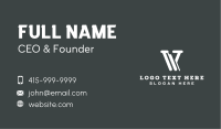 Generic Studio Letter W Business Card Image Preview