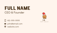 Christmas Cookie Mascot  Business Card Image Preview