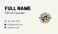 Backhoe Industrial Excavator Business Card Preview