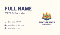 Inflatable Playground Castle  Business Card Design