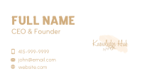 Feminine Botany Wordmark Business Card Image Preview