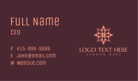 Pink Mandala Flower Business Card Image Preview
