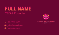 Sexy Lips Fire Business Card Image Preview