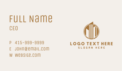 Urban Building Towers Business Card Image Preview