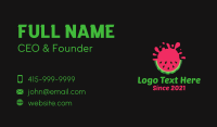 Watermelon Slice Splash Business Card Image Preview