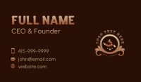 Western Cowboy Spur Business Card Design