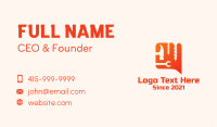 Handyman Tools Chat Business Card Image Preview