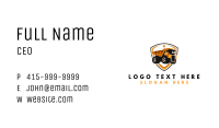 Logistics Dump Truck Business Card Image Preview