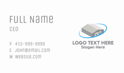 Logistics Warehouse Hub Business Card