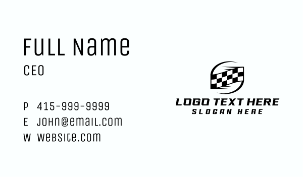  Racing Flag Motorsports Business Card Design Image Preview