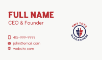 American Hardware Plug Emblem Business Card Image Preview