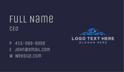 Home Roofing Builder Business Card Image Preview