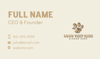 Pet Dog Paw Business Card Design