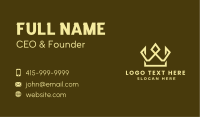 Luxe Crown Jewelry  Business Card Design