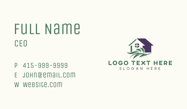 Garden Yard Landscaping Business Card Design Image Preview