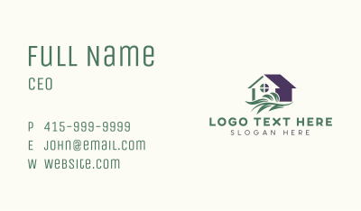 Garden Yard Landscaping Business Card Image Preview