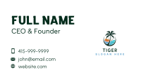 Seaside Beach Resort Business Card Image Preview