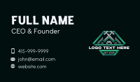 Hammer Roofing Construction Business Card Design