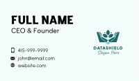 Wellness Hand Plant Droplet Business Card Image Preview