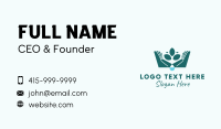 Wellness Hand Plant Droplet Business Card Image Preview